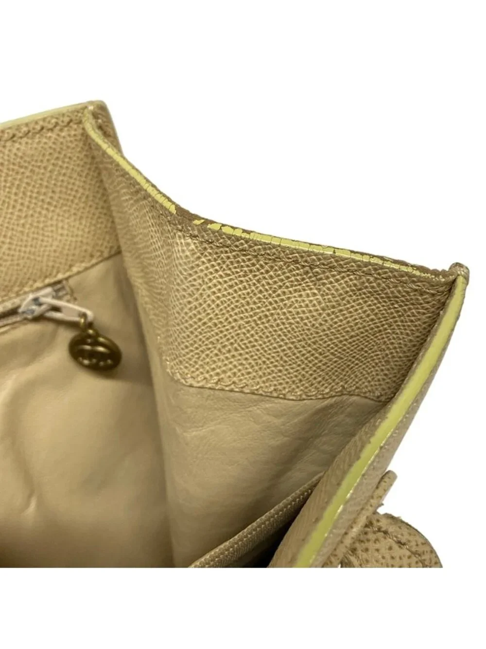 Chanel Tote Bag Beige Gold Logo